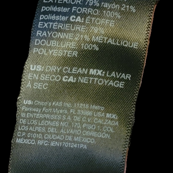 NWT, WHBM Blouse, Gray/Silver/Black/White, Size 2 - Picture 6 of 13